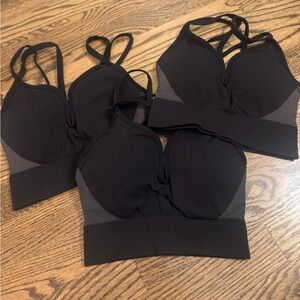 NWOT Lot of 3 - Zella Body Rhythm Sports Bras XS